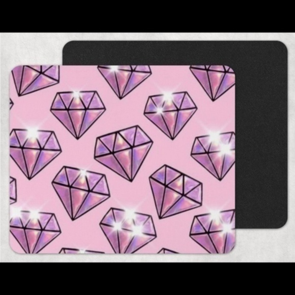 Pink Diamond Mouse Pad
